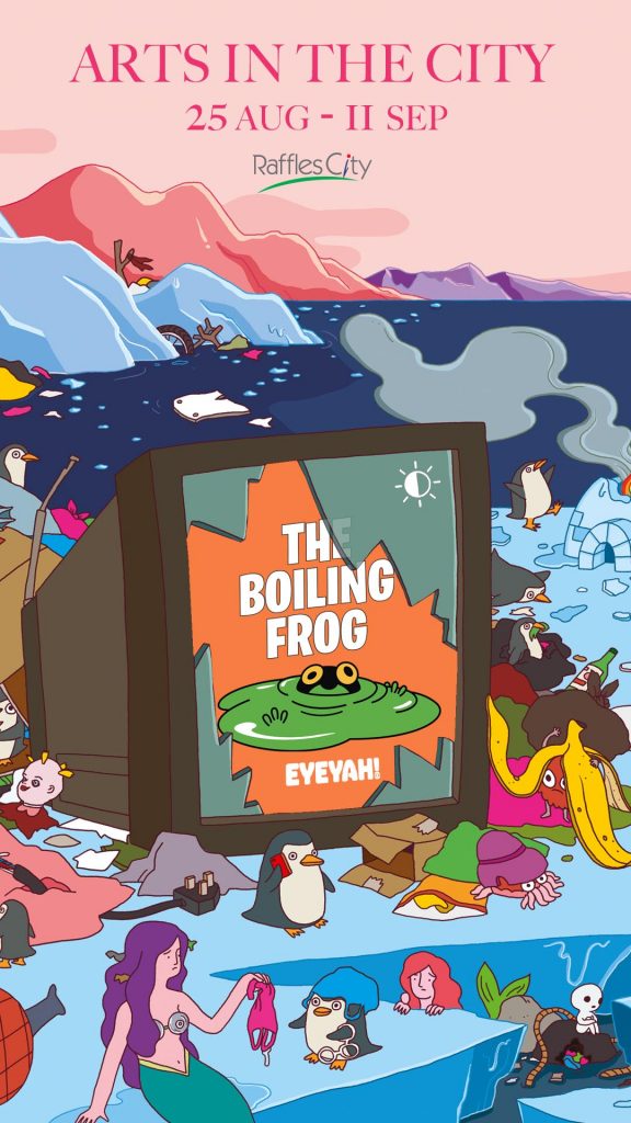 Raffles City Singapore’s ‘Arts in the City’ Exhibition is back to raise awareness on the issues of plastic waste and global warming through art - Alvinology