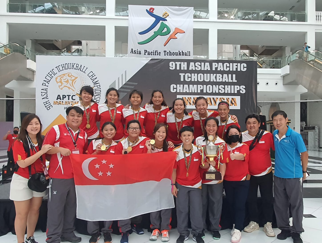 Singapore Women Team creates history as they snatch the country’s first-ever gold medal in the Asia Pacific Tchoukball Championships - Alvinology