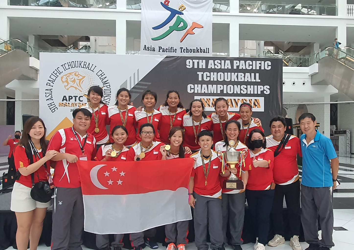 Singapore Women Team creates history as they snatch the country’s first-ever gold medal in the Asia Pacific Tchoukball Championships - Alvinology