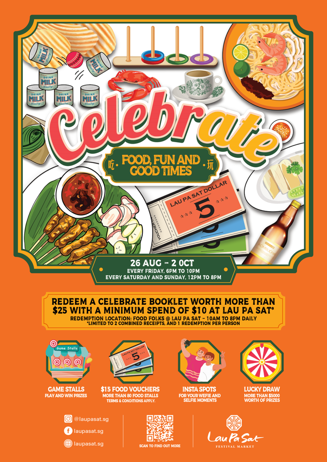 Lau Pa Sat welcomes you back with lots of food offerings and a lucky draw of over $5,000 worth of prizes up for grabs! Lau Pa Sat welcomes you back with lots of food offerings and a lucky draw of over $5,000 worth of prizes up for grabs! - Alvinology