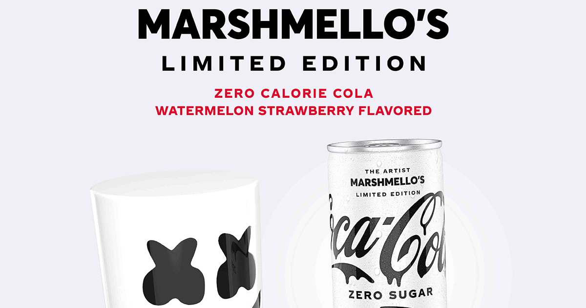 Coca-Cola x Marshmello release a limited-edition zest of your favourite drink and it’s not marshmallow-flavoured; now available in Singapore! - Alvinology