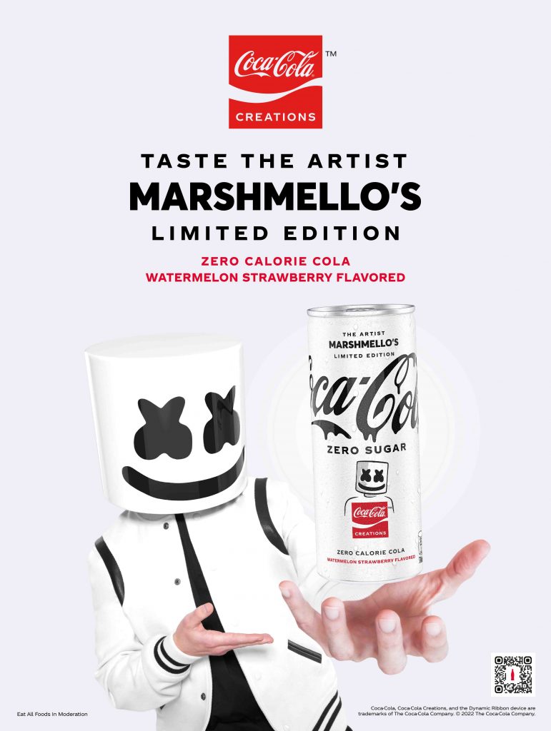 Coca-Cola x Marshmello release a limited-edition zest of your favourite drink and it’s not marshmallow-flavoured; now available in Singapore! - Alvinology