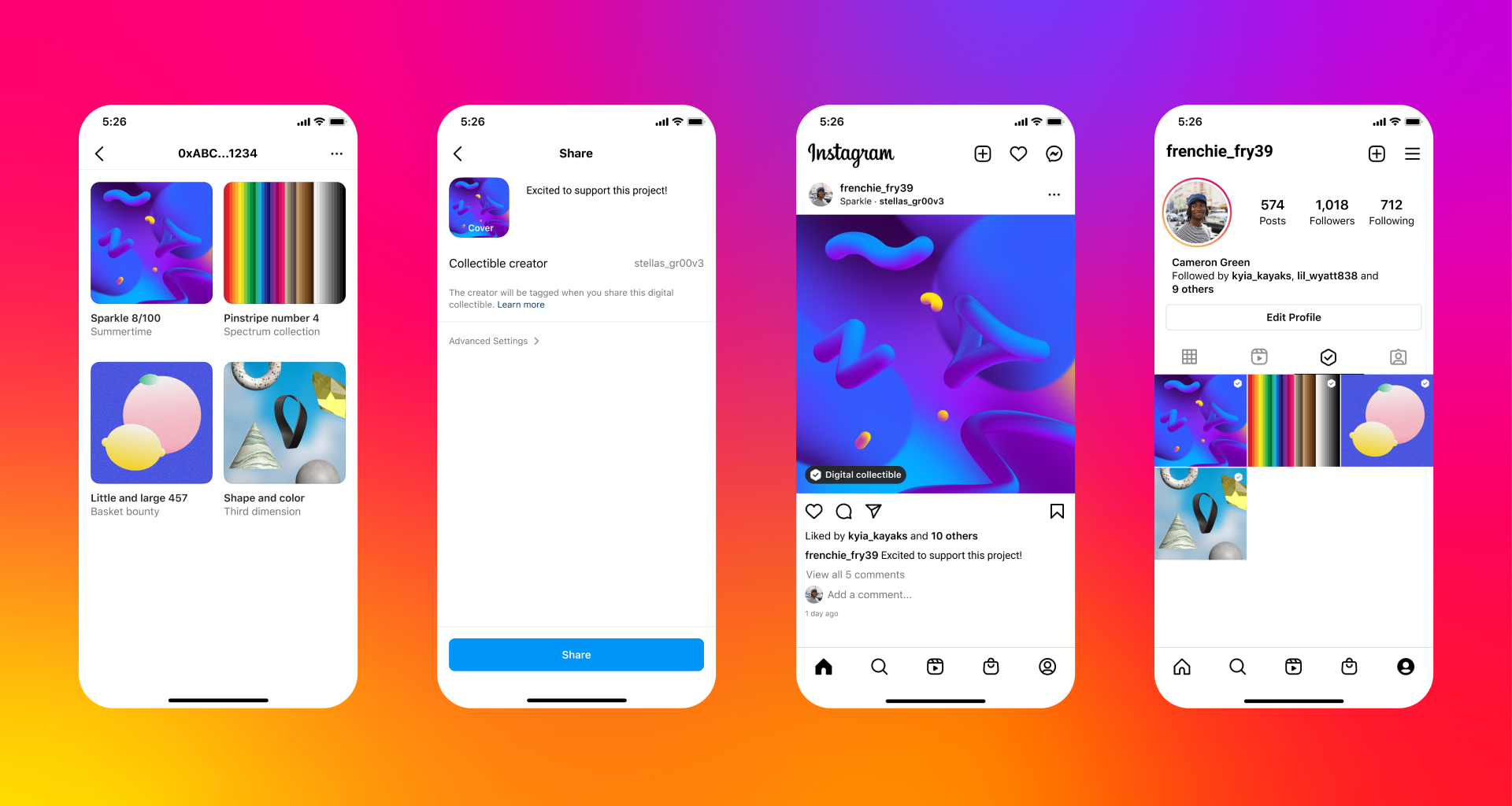 Instagram’s new feature “Digital Collectibles” lets you view and share your NFT collection - Alvinology