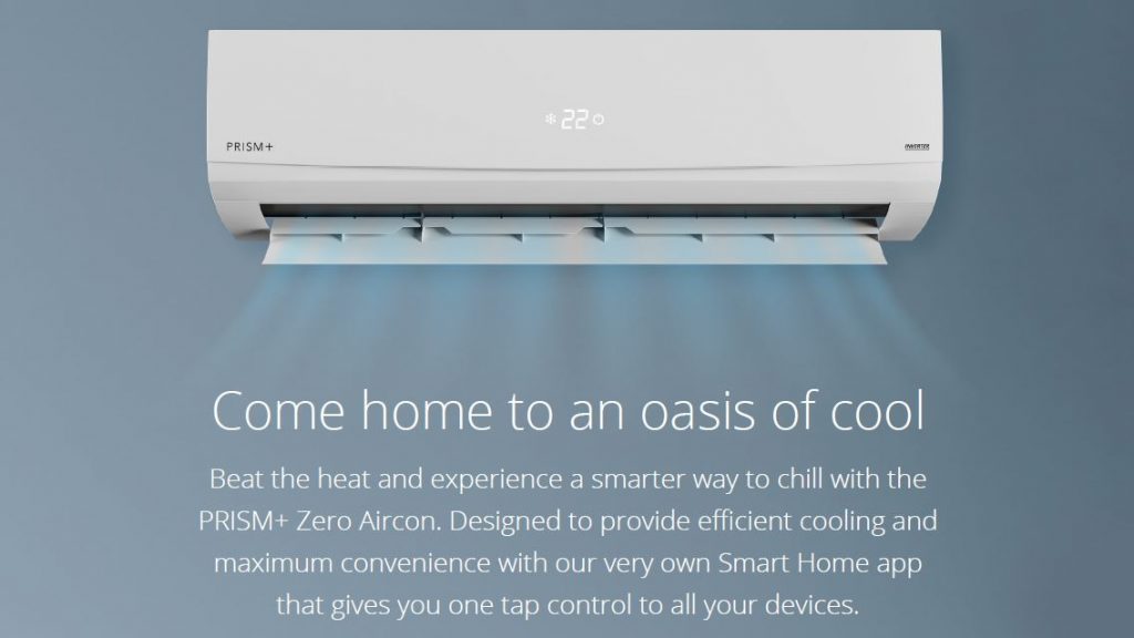 [PROMO CODE INSIDE] The new PRISM+ Zero Smart Air Conditioner can be controlled via an App or Voice Control, making your life at home even better! - Alvinology