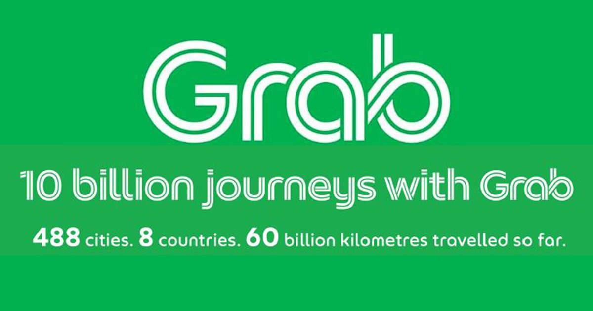 Grab celebrates 10 billion rides and deliveries made in a span of 10 years! - Alvinology