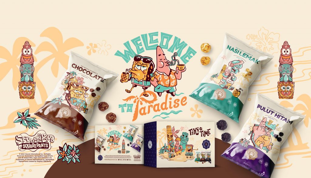 Taste the flavours of Bikini Bottom with The Kettle Gourmet’s limited-edition SpongeBob Squarepants Popcorn Series - Alvinology