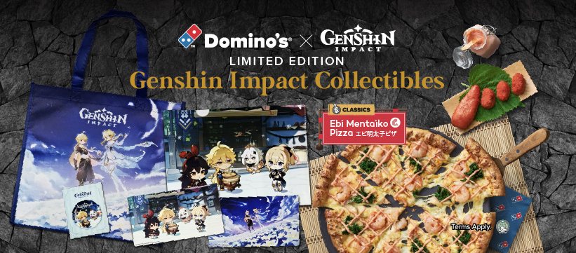 Domino’s Pizza presents limited-edition “Genshin Impact” Merch up for grabs in every purchase of their Emergency Food Combo - Alvinology