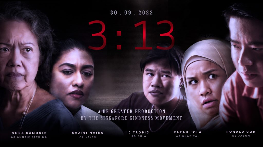 Singapore Kindness Movement latest mystery film “3:13” is now streaming online - Alvinology