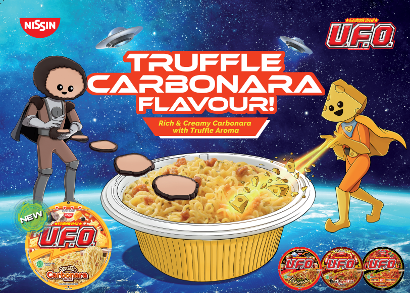 Nissin U.F.O. to launch its first-ever Truffle Carbonara flavour this October - Alvinology
