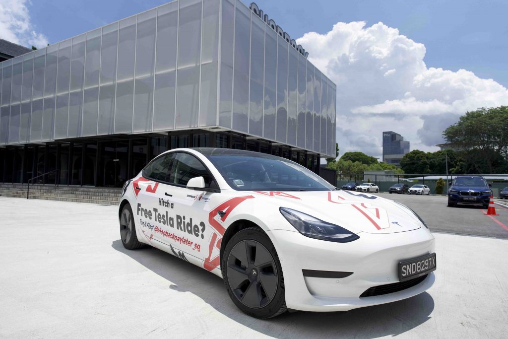 Hitch a Free Ride around town this 11 - 12 September in ShopBack’s Tesla Taxi and stand a chance to Win S$100,000 worth of Tesla shares! - Alvinology