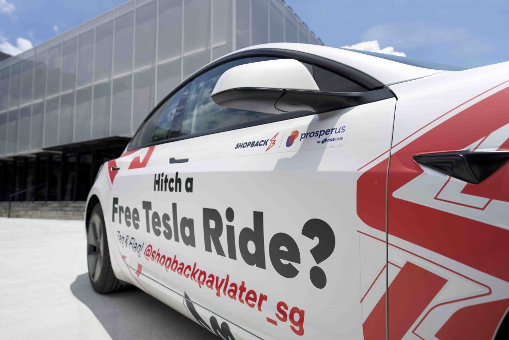 Hitch a Free Ride around town this 11 - 12 September in ShopBack’s Tesla Taxi and stand a chance to Win S$100,000 worth of Tesla shares! - Alvinology