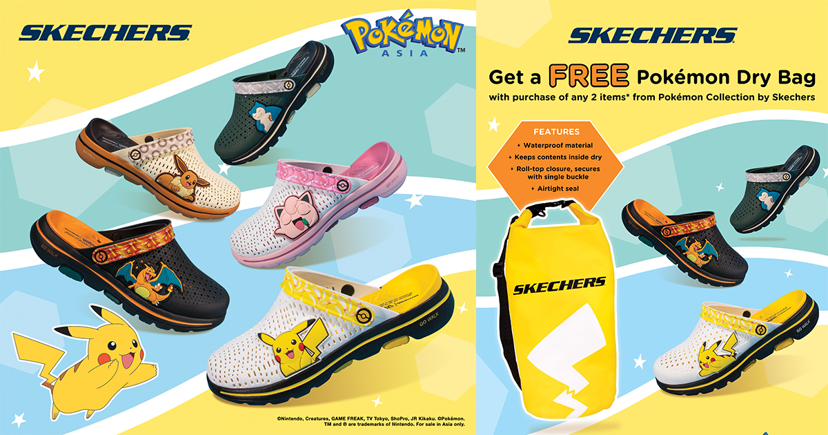 Skechers launches its probably most adorable collection ever – Pokemon Foamies! - Alvinology