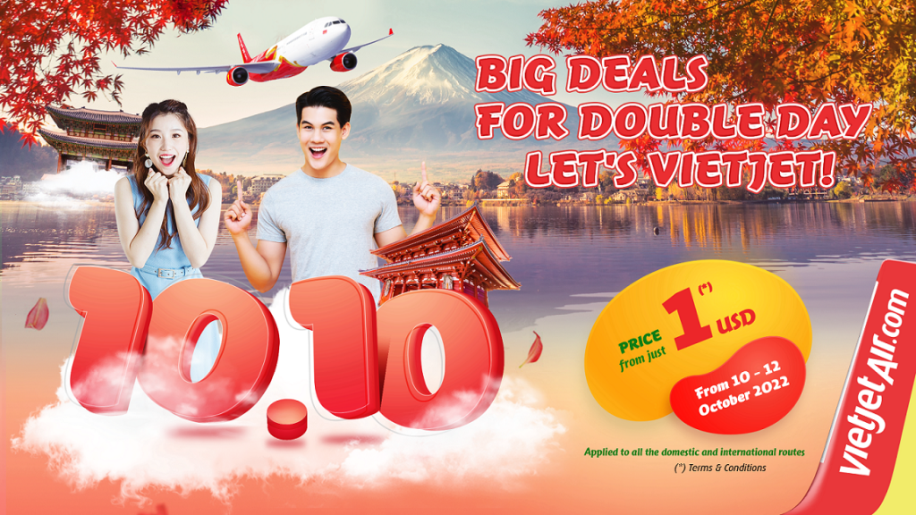 [PROMO CODE INSIDE] Vietjet launches 3-day SALE offering airfare for as low as 1 USD! - Alvinology