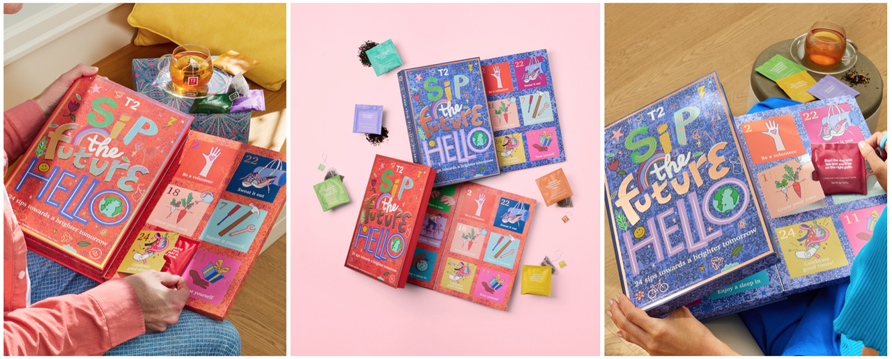 Make each day brew-tiful as you countdown to Christmas with this ‘Sip the Future Hello’ Advent Calendar by T2 - Alvinology