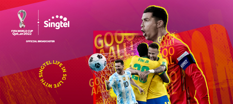 [EARLY BIRD PROMO] Catch the action LIVE from the FIFA World Cup Qatar 2022 for only $98 with StarHub, Singtel, Mediacorp - Alvinology