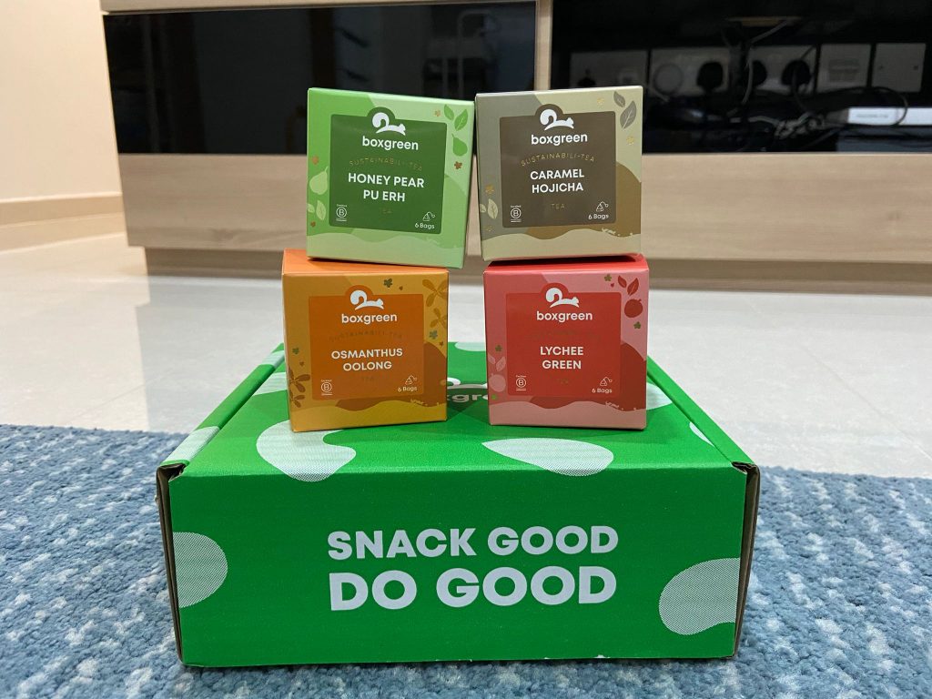 [Review] Sustainabili-Teas from Boxgreen: fairly sourced and sustainably teas, packed in Changi Prison - Alvinology