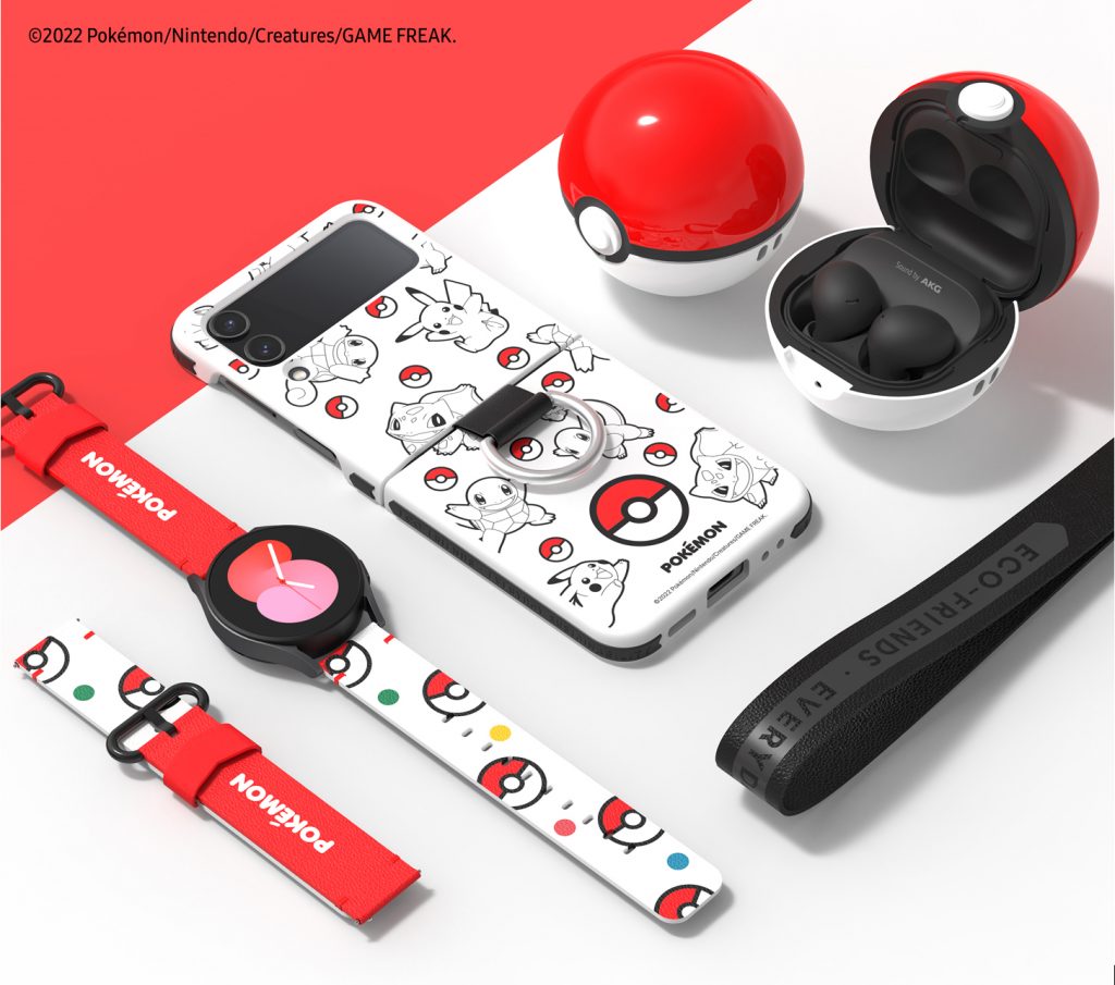 Add fun to your Samsung Galaxy Z Flip4 5G, Buds2 Pro and Watch5 with these Pokémon-Themed Accessories - Alvinology