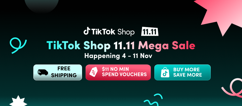 Don’t miss these exclusive deals and promotions at the first-ever TikTok Shop 11.11 Mega Sale! - Alvinology