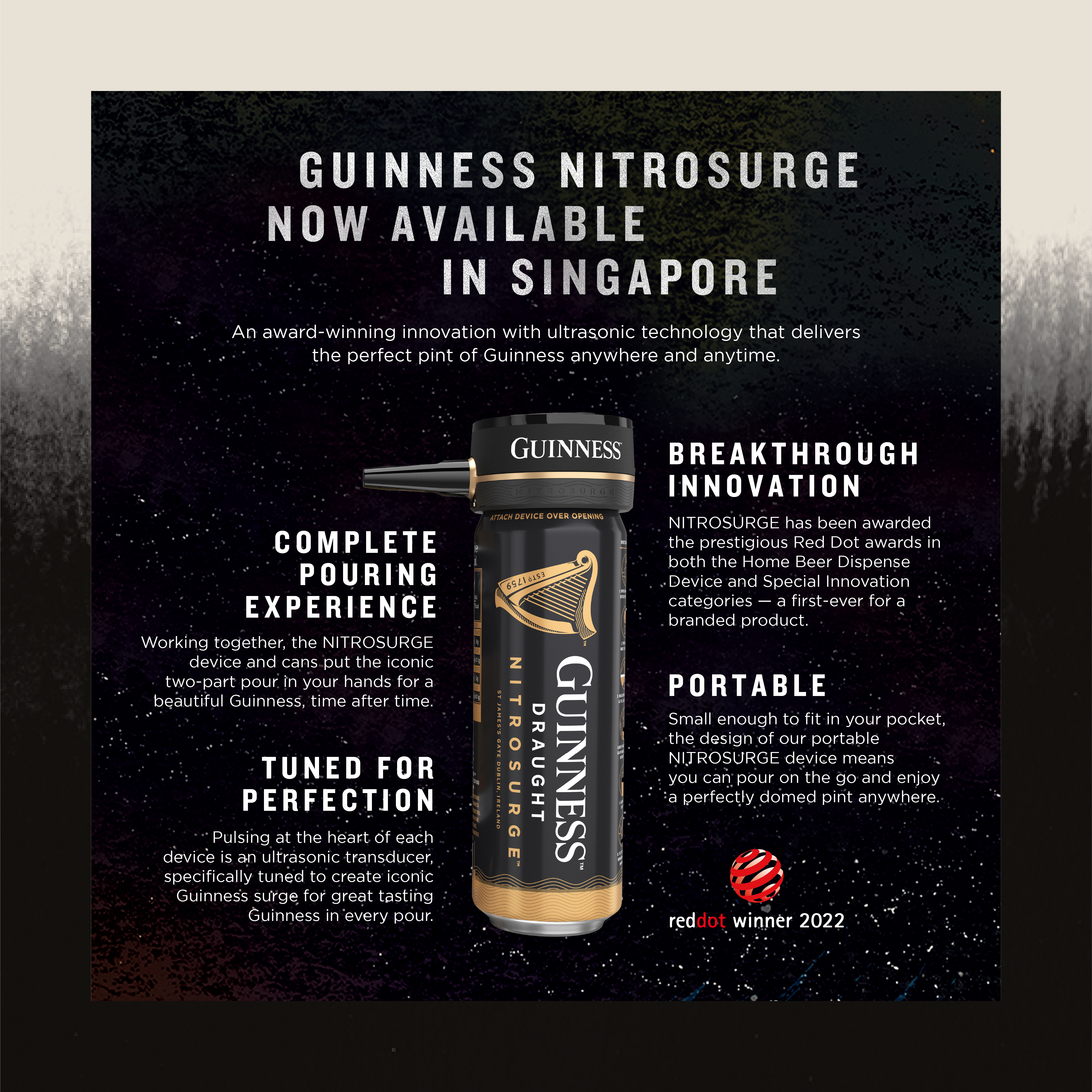 Guinness NITROSURGE is Now Available in Singapore, Exclusively on Shopee - Alvinology