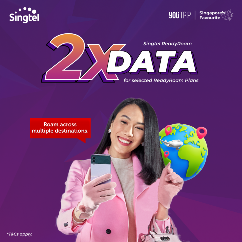 [PROMO CODE INSIDE] GET 2X data when you purchase Singtel ReadyRoam plans and a chance to WIN S$1 Singapore Airlines flight tickets! - Alvinology