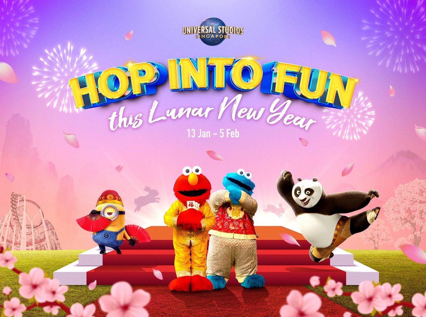 Enjoy Daily Ang Bao Giveaway containing Universal Express passes, retail or food vouchers, plushies and more this January at Universal Studios Singapore! - Alvinology