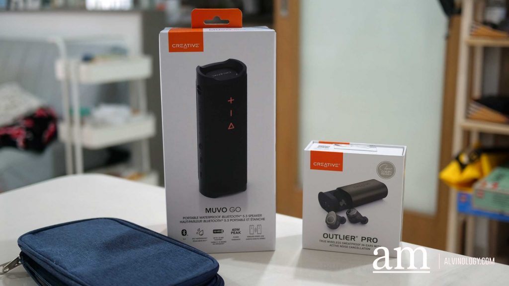 [Review] Creative's MUVO Go Portable Bluetooth Speaker and Outlier Pro Wireless In-ear Headphones - Alvinology