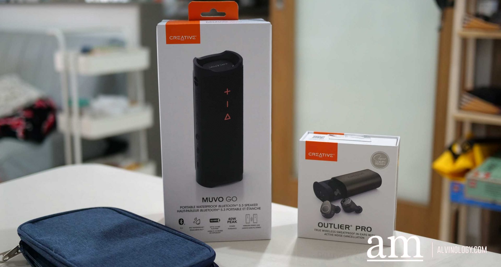 [Review] Creative's MUVO Go Portable Bluetooth Speaker and Outlier Pro Wireless In-ear Headphones - Alvinology