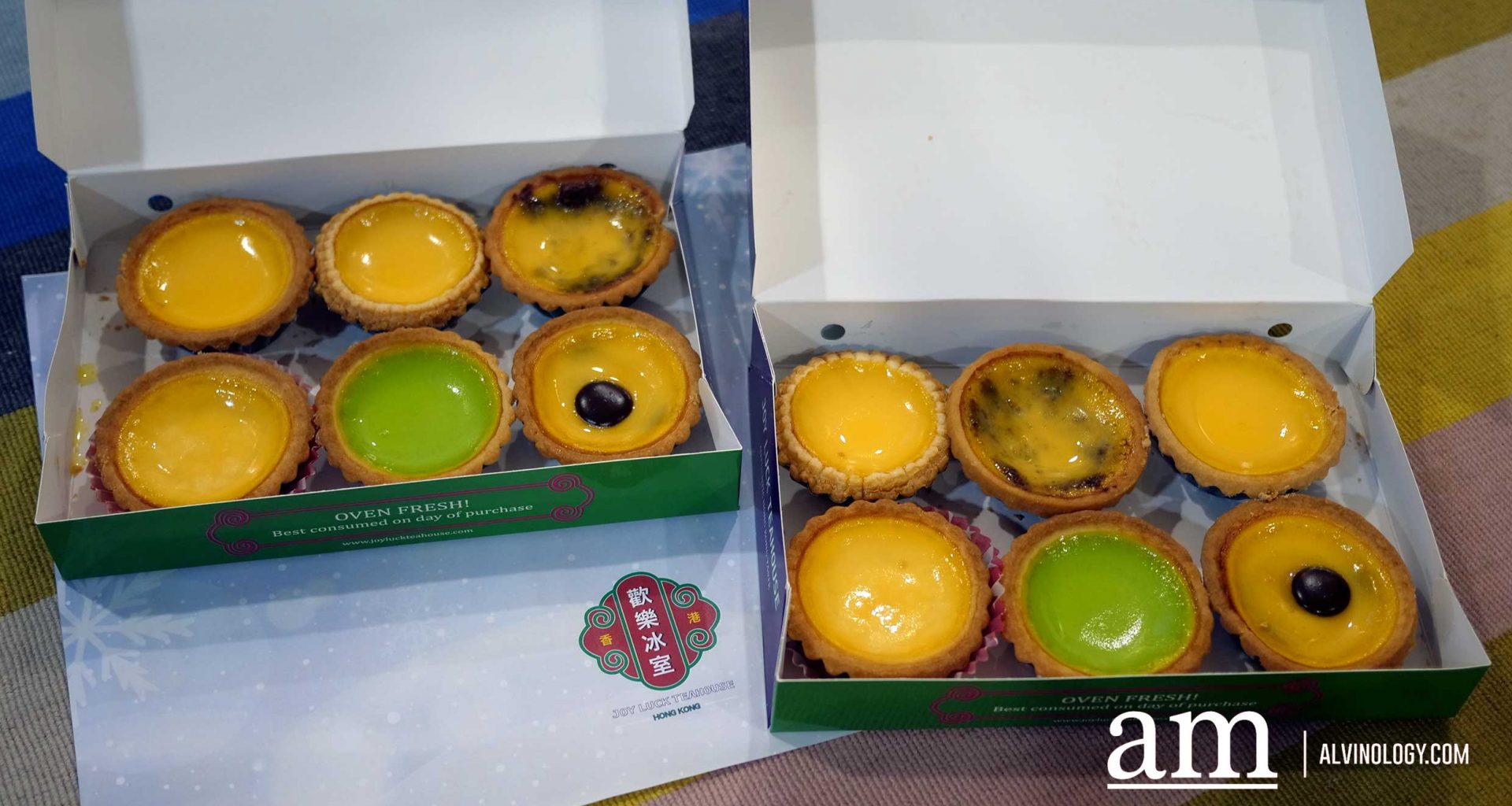 Stack Your Own Festive Egg Tart Christmas Tree with Joy Luck Teahouse's Seasonal Festive Egg Tart Set - Alvinology