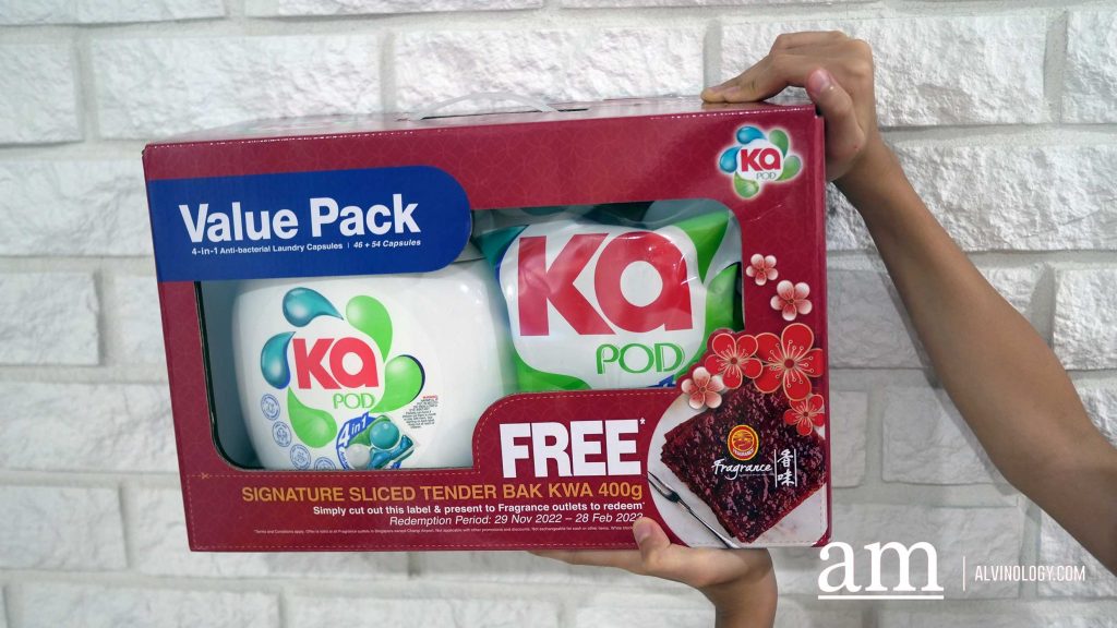 [PROMO ALERT] Get FREE Bak Kwa with every purchase of NEW Ka Laundry Capsules Value Pack - Alvinology