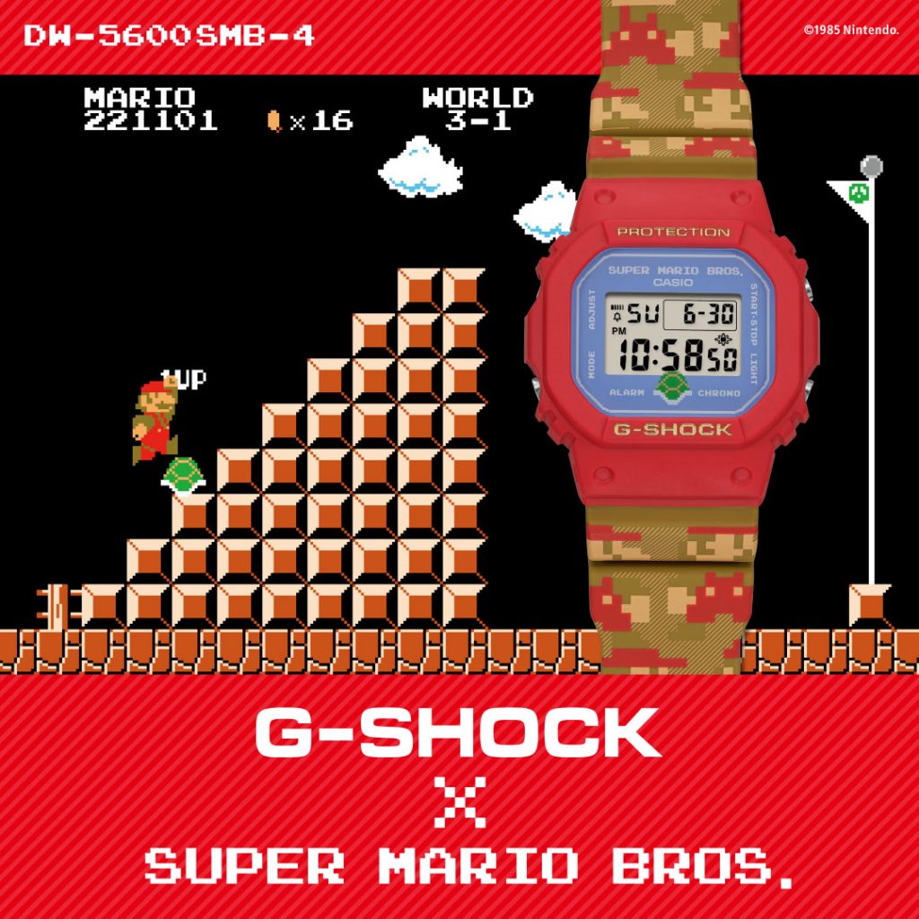 This Super Mario G-SHOCK Watch is the perfect casual wear to make your friends jealous - Alvinology
