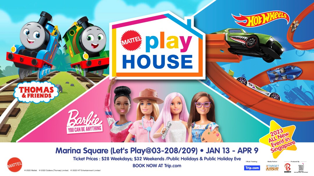Enter a world of fun at Asia’s first Mattel Playhouse featuring Barbie, Thomas the Tank Engine, Hot Wheels and more! [Trip.com] - Alvinology