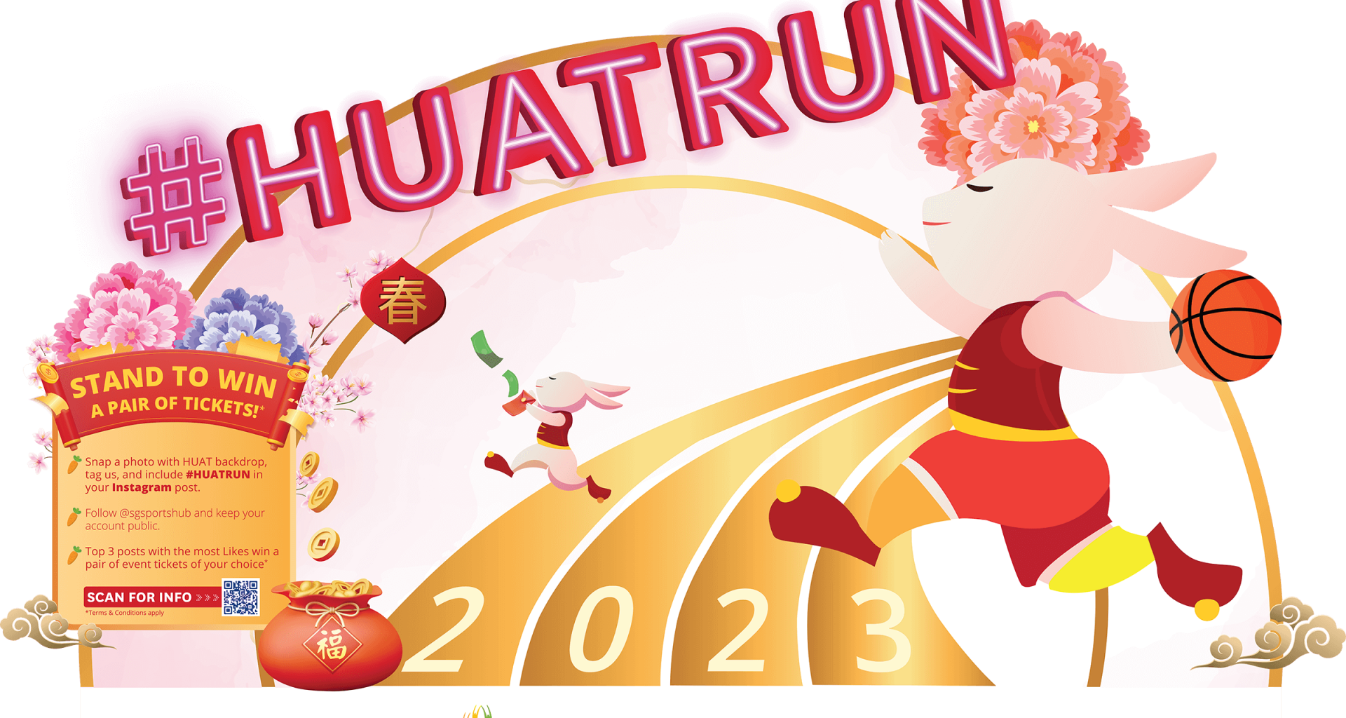 WIN a pair of Tickets to a Concert or Event of your choice at Singapore Sports Hub’s #HUATRUN! - Alvinology