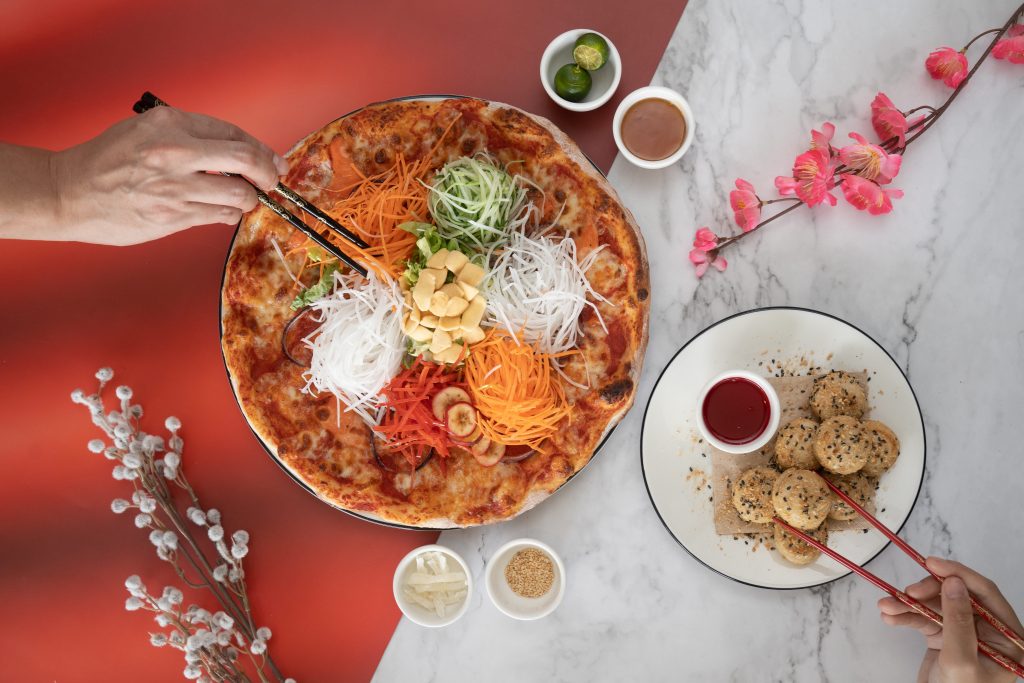 Pizza Yu Sheng anyone? Try PizzaExpress's Yu Sheng Pizza and Prosperity Dough Balls for CNY - Alvinology