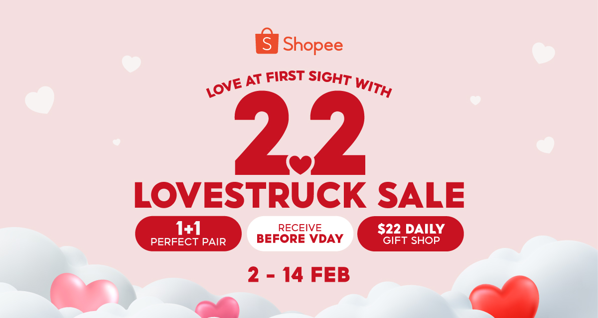 Enjoy 1 + 1 Perfect Pair deals and FREE GIFTS worth $120 on Shopee this Valentine’s Day! - Alvinology