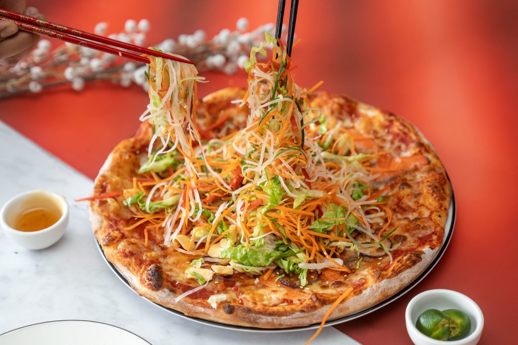 Pizza Yu Sheng anyone? Try PizzaExpress's Yu Sheng Pizza and Prosperity Dough Balls for CNY - Alvinology