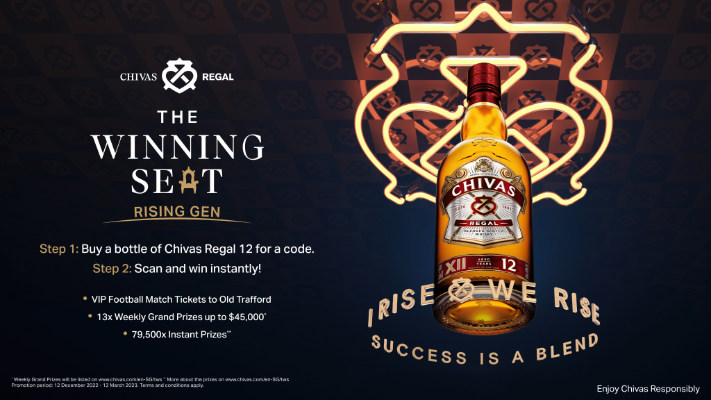 Chivas' The Winning Seat Returns with New In-universe currency, Budding Programme and Gachapon Game - Alvinology