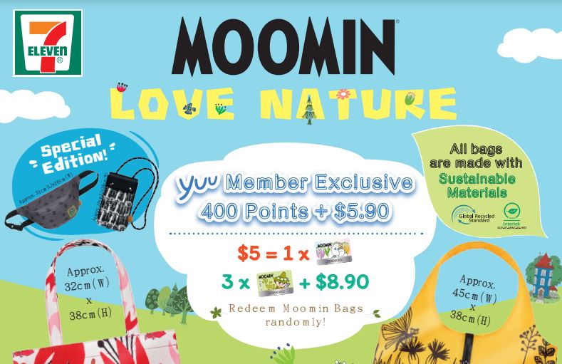 These limited-edition Moomin bags by 7-Eleven will amp up the cuteness factor of your outfit - Alvinology