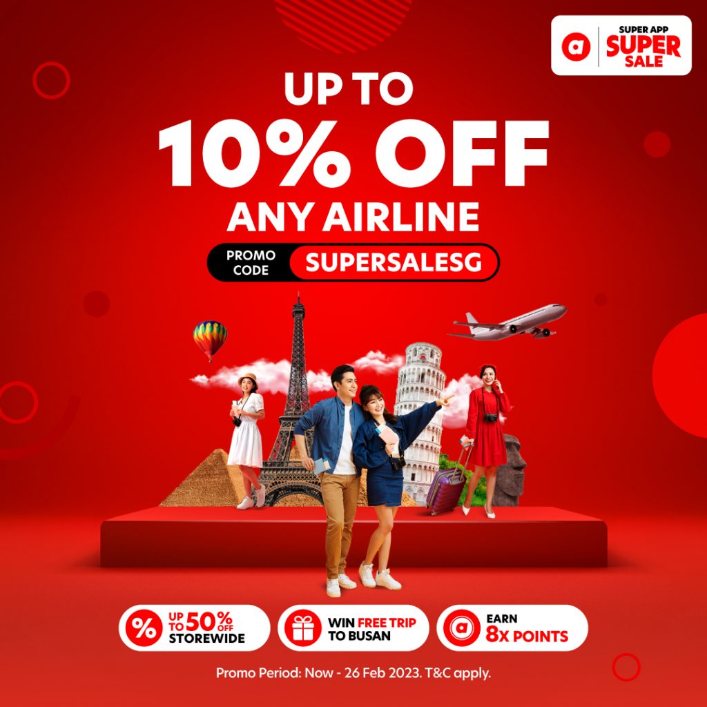 WIN a FREE Trip to Busan, South Korea with airasia Super App Super Sale happening today till 26 February! [PROMO CODE INSIDE] - Alvinology