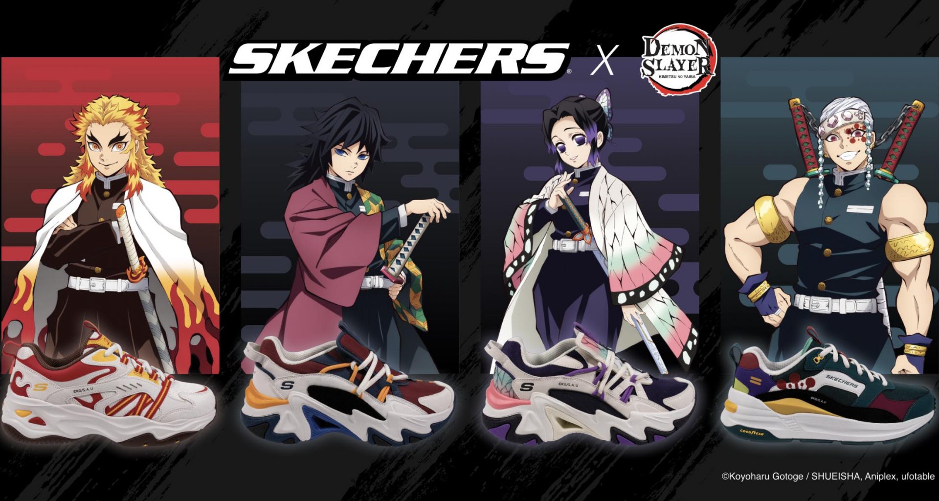 Declare your Allegiance and Slay in Style with the New Skechers X Demon Slayer Footwear and Apparel Collection - Alvinology