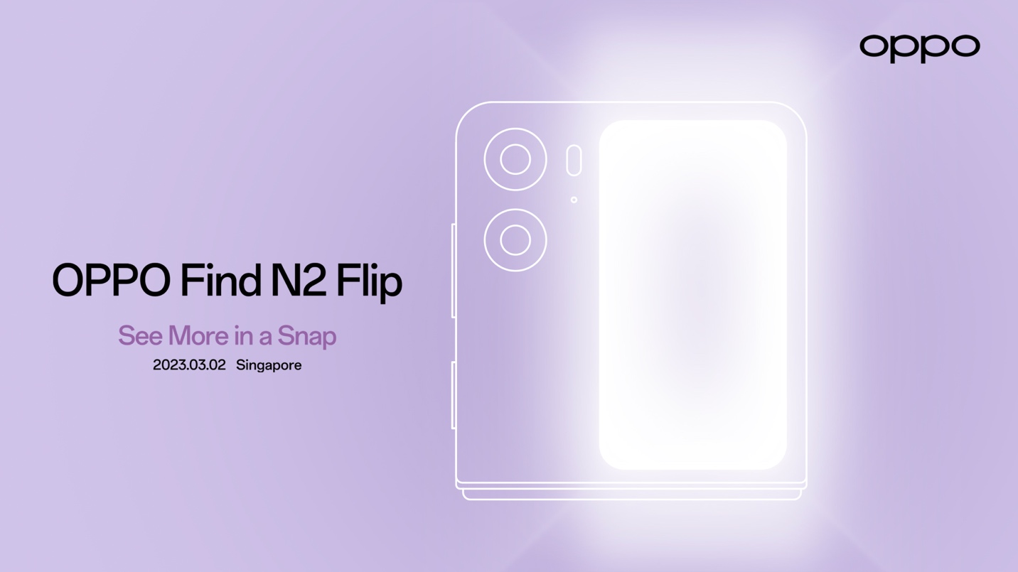 OPPO teases new “OPPO Find N2 Flip” claiming to store the largest and fastest-charging battery of any flip phone; full reveal happening on 2 March - Alvinology