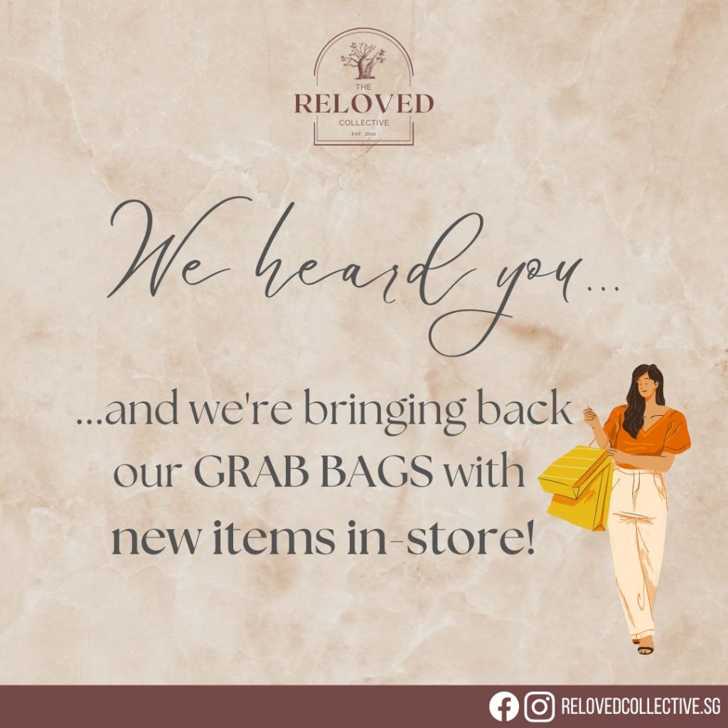 Stock Up on Preloved Treasures at Unbeatable Prices at Reloved Collective’s "Grab-a-Bag" Sale Event happening this 25 February - Alvinology