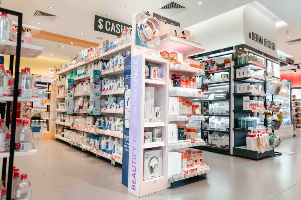 Various Logitech products are now on display and purchasable at select Watsons stores in Singapore - Alvinology