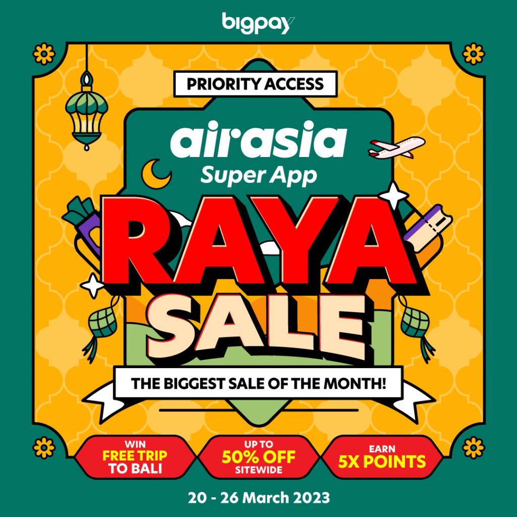 [PROMO CODE INSIDE] WIN a FREE trip to Bali, Indonesia at airasia Super App Raya Sale! Just make any transaction from now till 26 March to join! - Alvinology