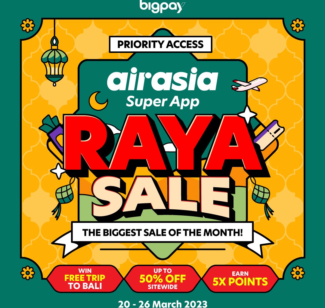 [PROMO CODE INSIDE] WIN a FREE trip to Bali, Indonesia at airasia Super App Raya Sale! Just make any transaction from now till 26 March to join! - Alvinology