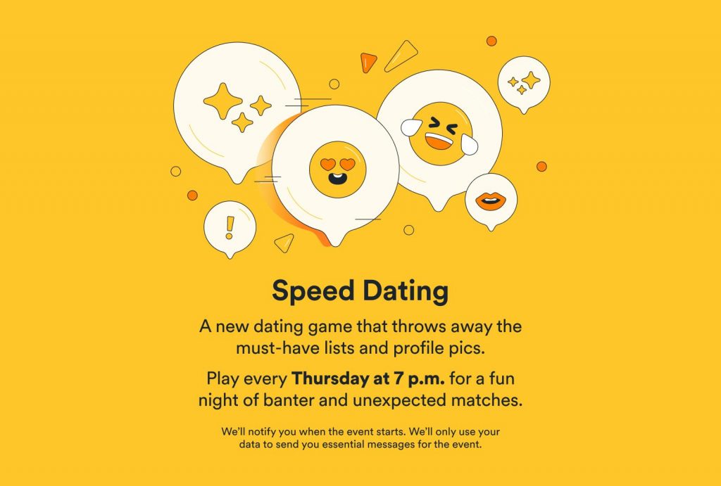 Bumble launches a new “blind” Speed Dating feature allowing you to prioritise personality over physical appearance - Alvinology