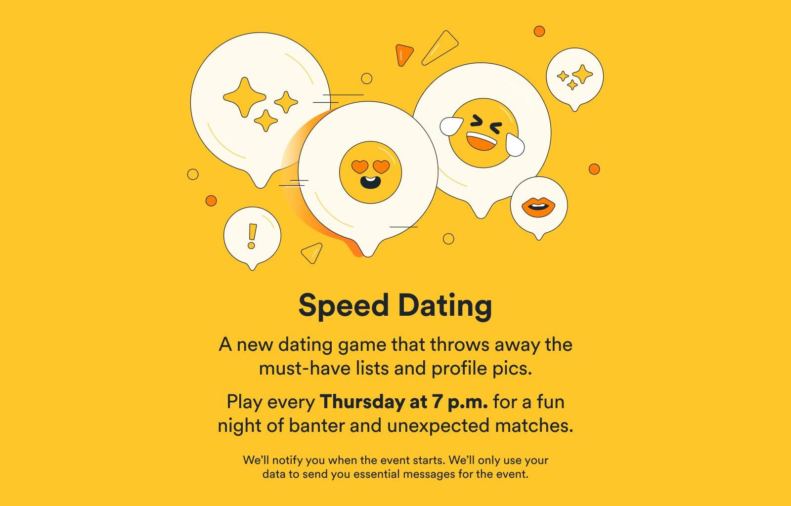 Bumble launches a new “blind” Speed Dating feature allowing you to prioritise personality over physical appearance - Alvinology