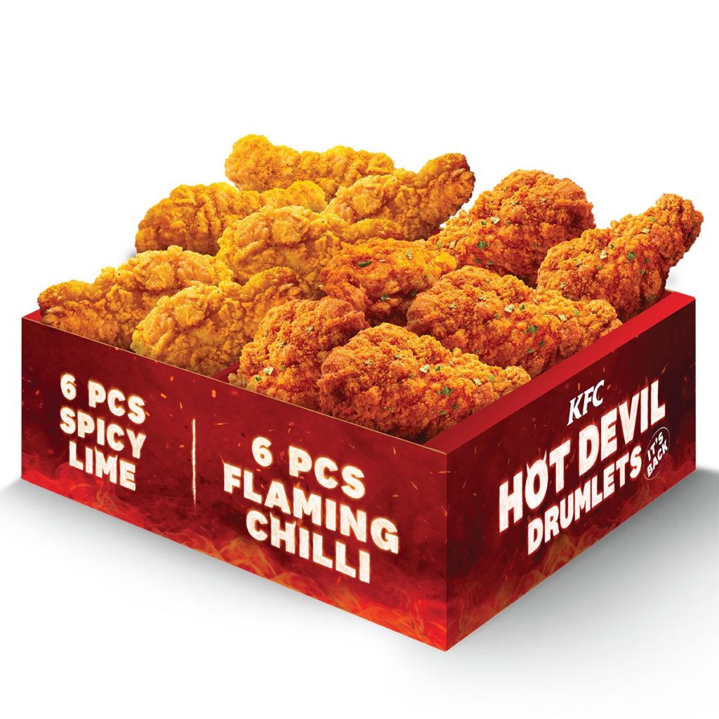 Small in size but big on taste, KFC’s new Hot Devil Drumlets is irresistibly finger-lickin' good with every bite - Alvinology