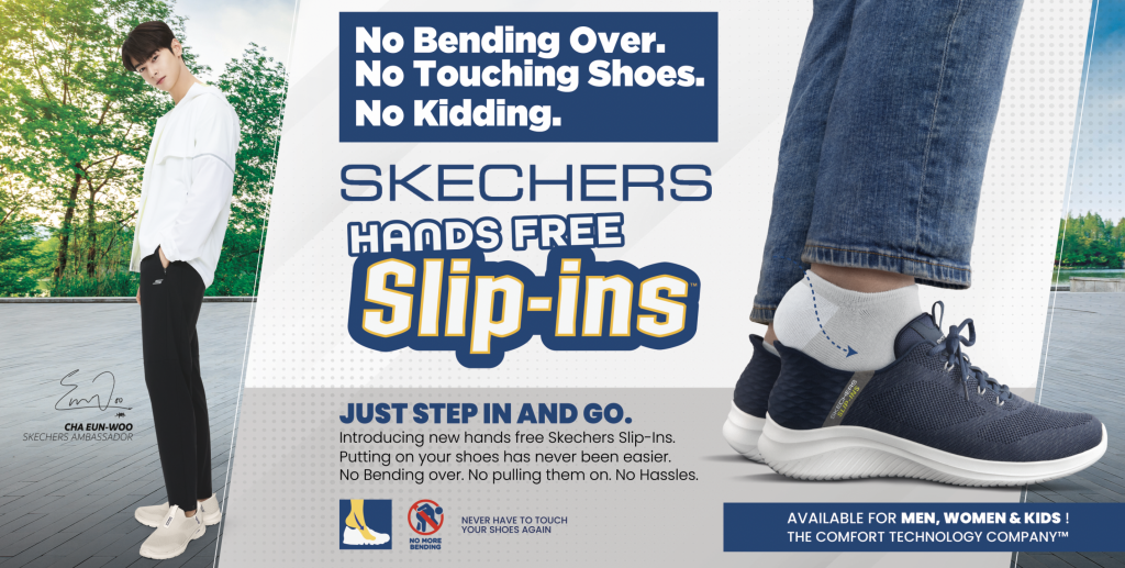 Celebrate “Cha Eun-woo Day” on 30 March by walking in comfort and style in the Skechers California Pack and Skechers Hands Free Slip-ins - Alvinology
