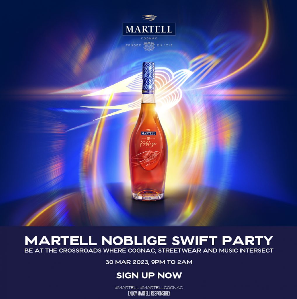 Get ready for an unforgettable night at the Martell Noblige Swift Party! Get your tickets today! - Alvinology
