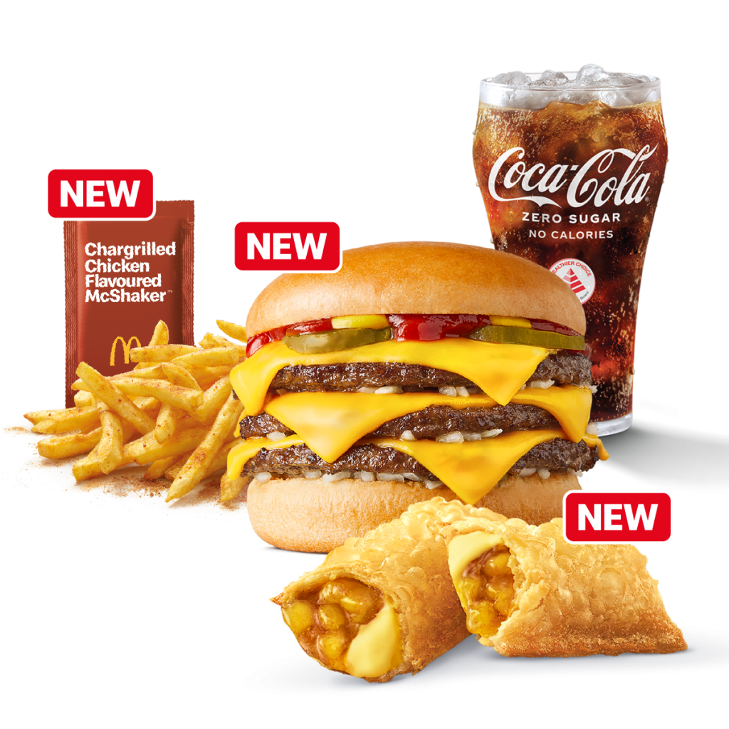Treat your taste buds not just twice, but thrice as nice with McDonald’s new limited-time Triple Cheeseburger! - Alvinology